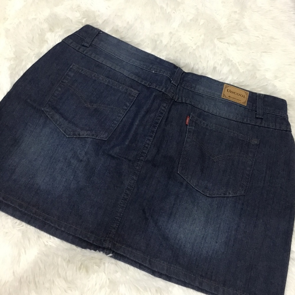 Udcool Denim Skirt - Picture 2 of 2